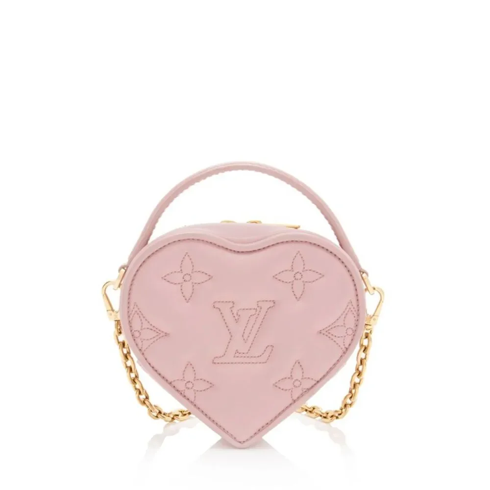 Louis Vuitton Bubblegram Calfskin Pop My Heart Bag